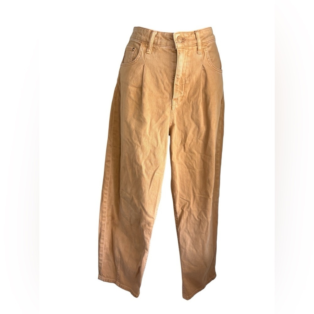 Anthropology Pilcro The Breaker Barrel Leg Jeans sz 29 copper shade preloved - Picture 11 of 14